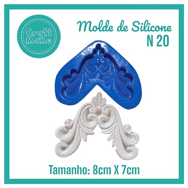 Molde de Silicone 20 - Cantoneira Provençal