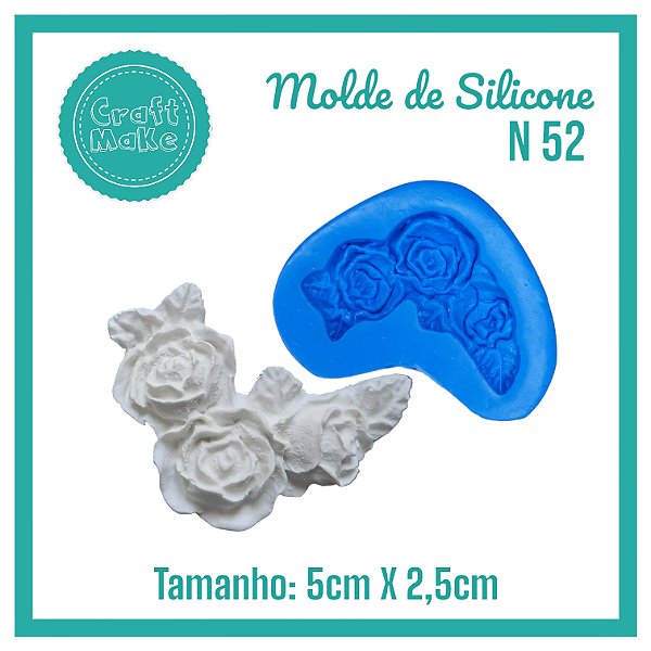 Molde de Silicone 52 - Mini Cantoneiras Rosas