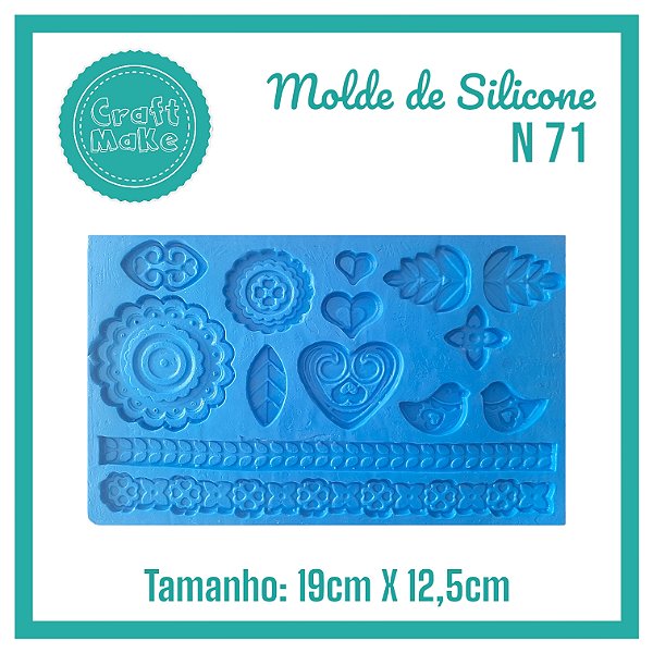 Molde de Silicone 71 - Pássaros