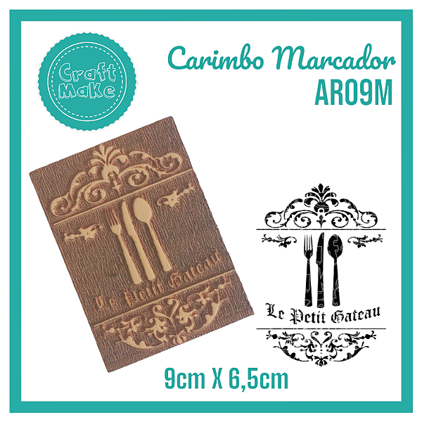 Carimbo Marcador AR09M - Talheres Lê Petit