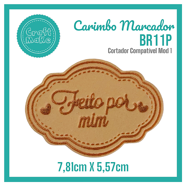 Carimbo Marcador BR11P - Feito por Mim