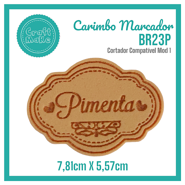 Carimbo Marcador BR23P - Pimenta