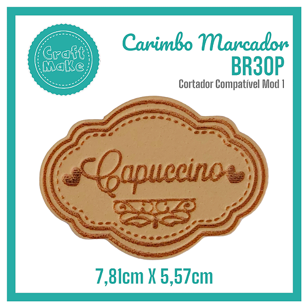 Carimbo Marcador BR30P - Capuccino