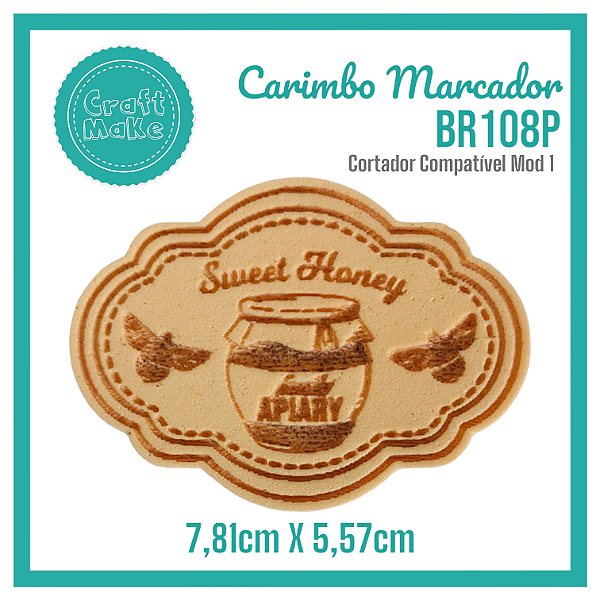 Carimbo Marcador BR108P - Sweet Honeyy
