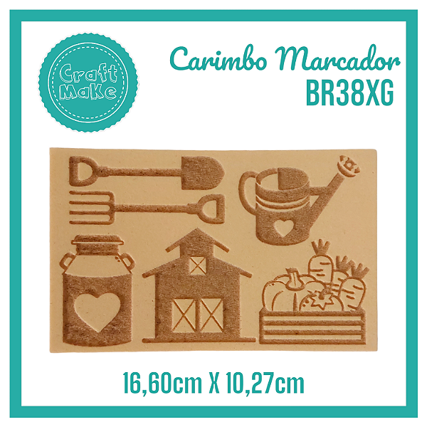 Carimbo Marcador BR38XG - Farm Figuras