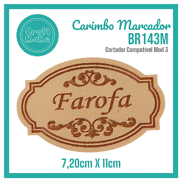 Carimbo Marcador BR143M - Farofa
