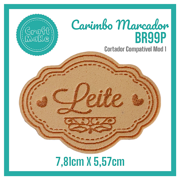 Carimbo Marcador BR99P - Leite