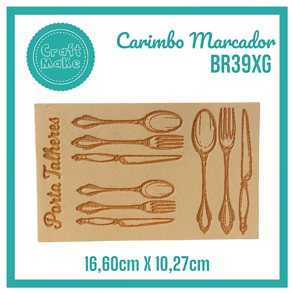 Carimbo Marcador BR39XG - Talheres