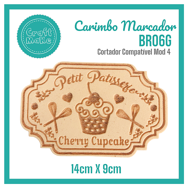 Carimbo Marcador BR06G - Petit Patisserie