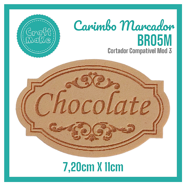 Carimbo Marcador BR05M - Chocolate