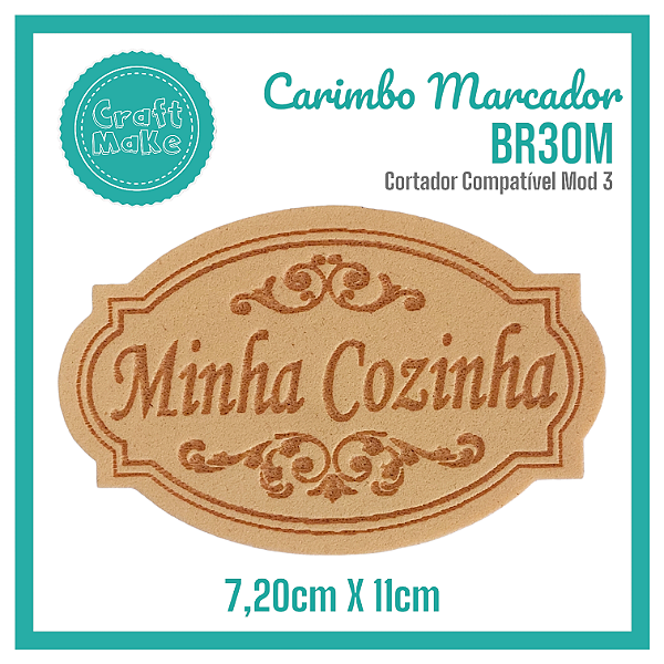 Carimbo Marcador BR30M - Minha Cozinha