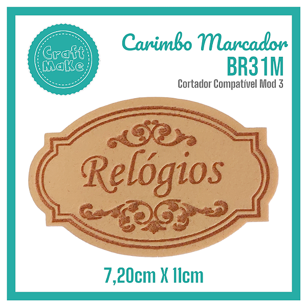 Carimbo Marcador BR31M - Relógios