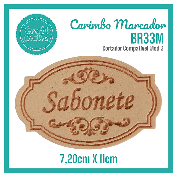 Carimbo Marcador BR33M - Sabonete