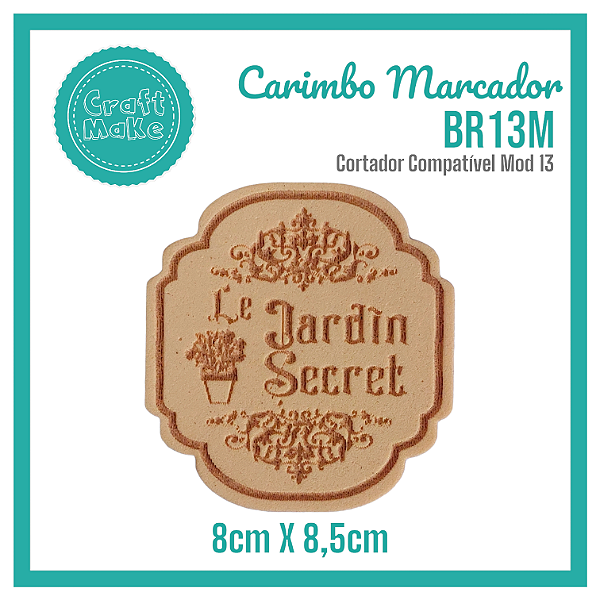 Carimbo Marcador BR13M - Le Jardin