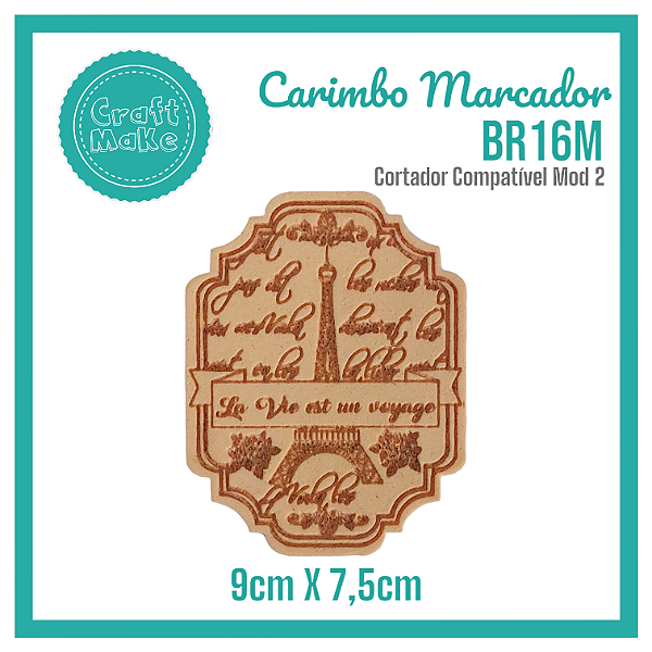 Carimbo Marcador BR16M - Paris