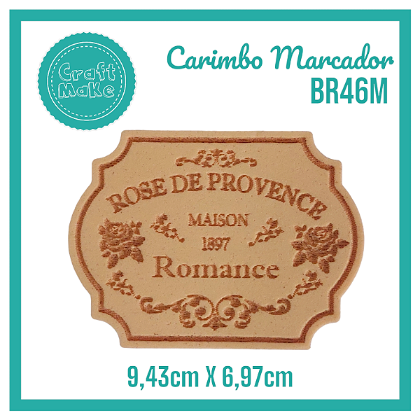 Carimbo Marcador BR46M - Rose de Provance