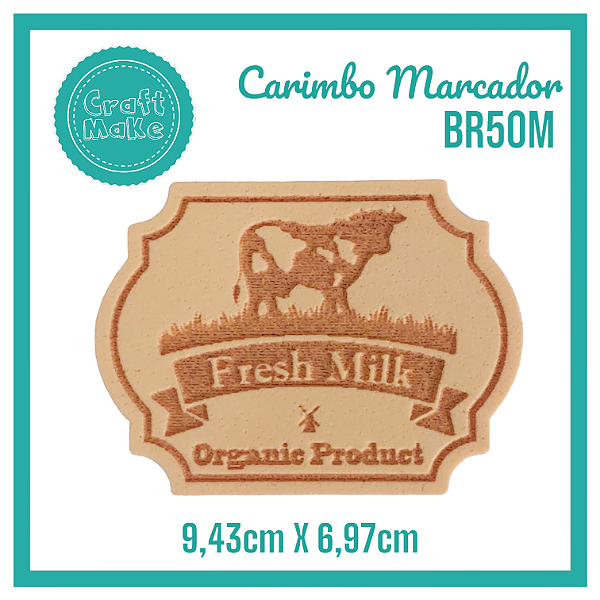 Carimbo Marcador BR50M - Fresh Milk