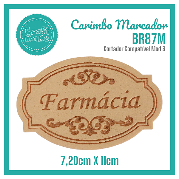 Carimbo Marcador BR87M - Farmácia
