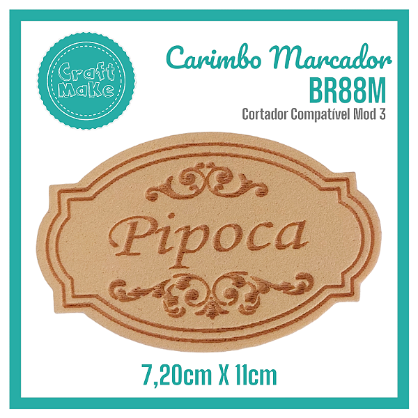 Carimbo Marcador BR88M - Pipoca