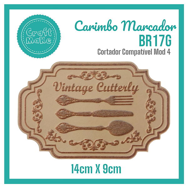 Carimbo Marcador BR17G - Talheres