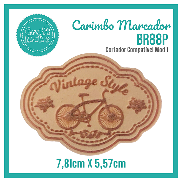 Carimbo Marcador BR88P - Bicicleta