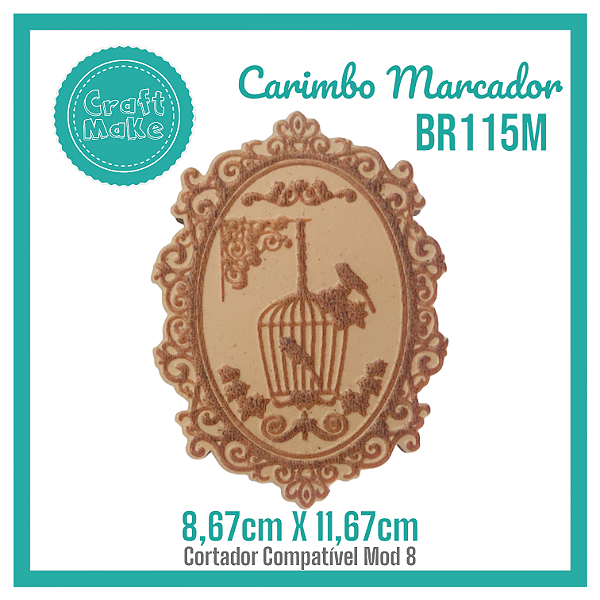 Carimbo Marcador BR115M - Gaiola