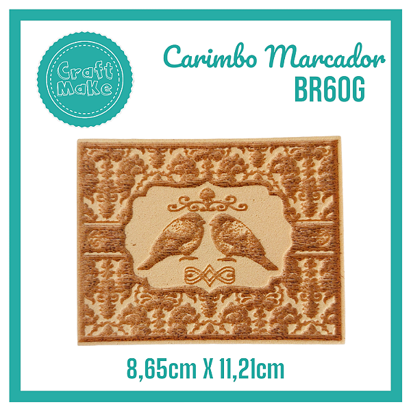 Carimbo Marcador BR60G - Pássaro Collection