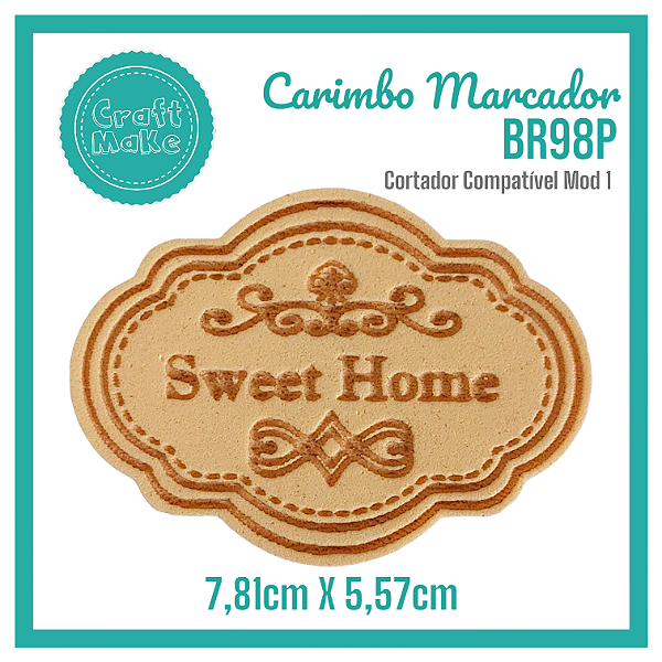 Carimbo Marcador BR98P - Sweet Home Collection