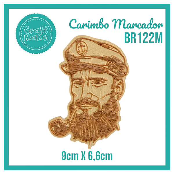 Carimbo Marcador BR122M - Marujo