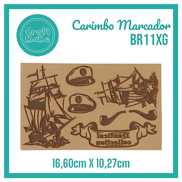 Carimbo Marcador BR11XG - Barcos