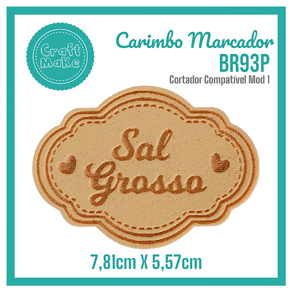 Carimbo Marcador BR93P - Sal Grosso
