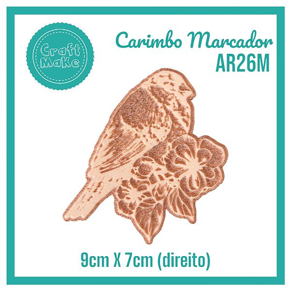 Carimbo Marcador AR26M - Passarinho José Direito