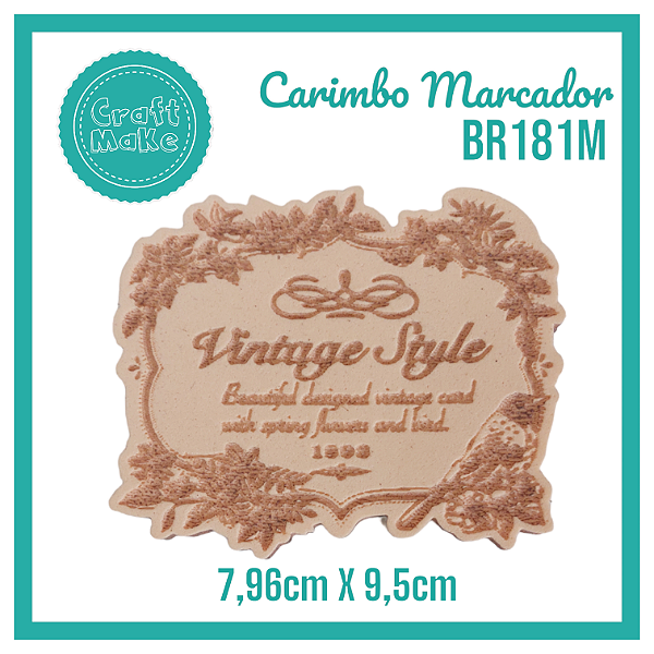 Carimbo Marcador BR181M - Vintage Style 1893