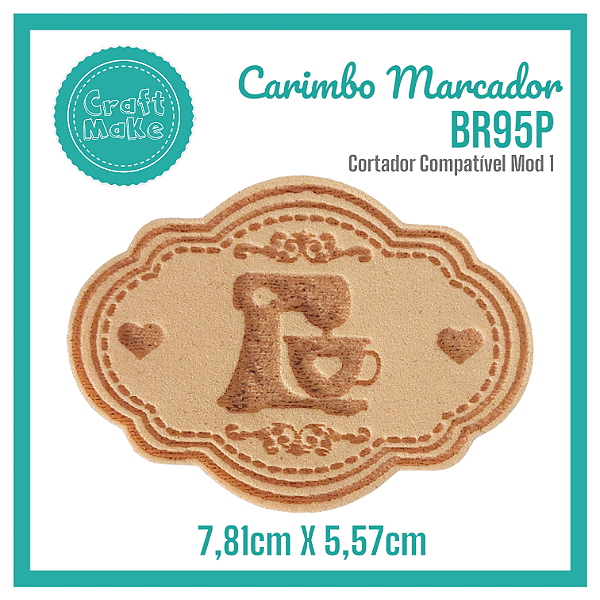 Carimbo Marcador BR95P - Batedeira