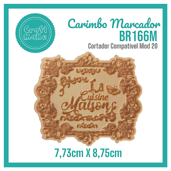 Carimbo Marcador BR166M - La Cuisine Maison