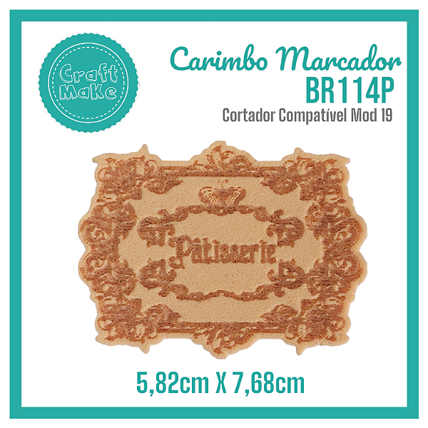 Carimbo Marcador BR114P - Pâtisserie Provençal