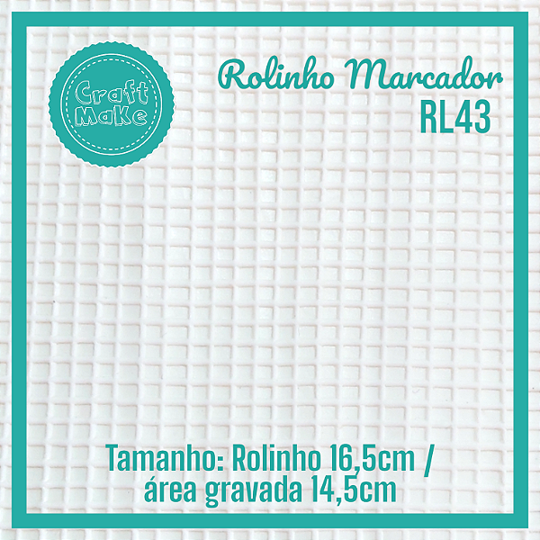 RL43 Rolinho Marcador Wafle P