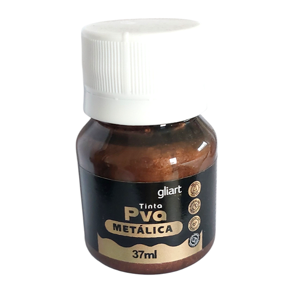 Tinta PVA Metálica 37ml - Tabaco