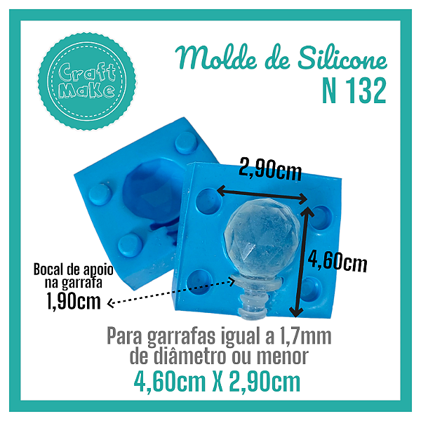 Molde de Silicone 132 - Rolha Jade