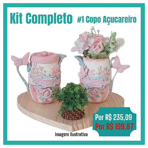Kit #1 Completo - Bule Açucareiro