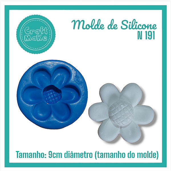 Molde de Silicone 191 - Flor Inteira