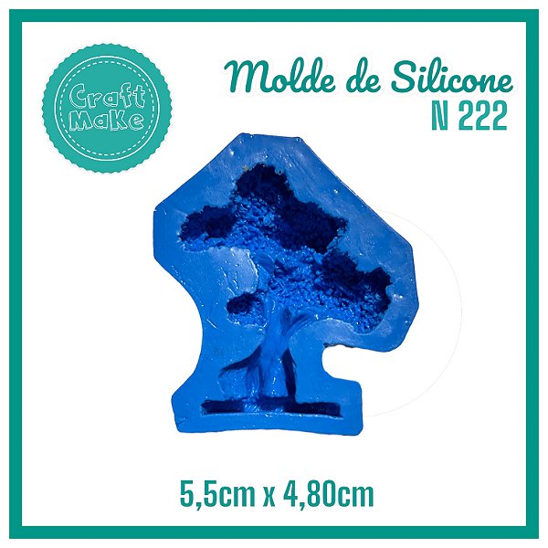 Molde de Silicone N 222 - Árvore - Natal 2024