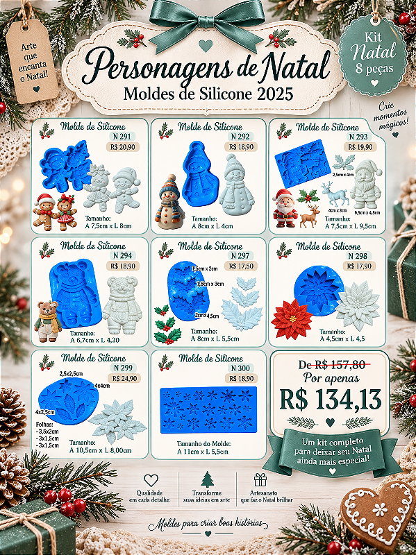 Kit Personagens de Natal (2025)