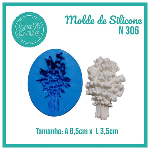 Molde de Silicone 306 - Lavanda