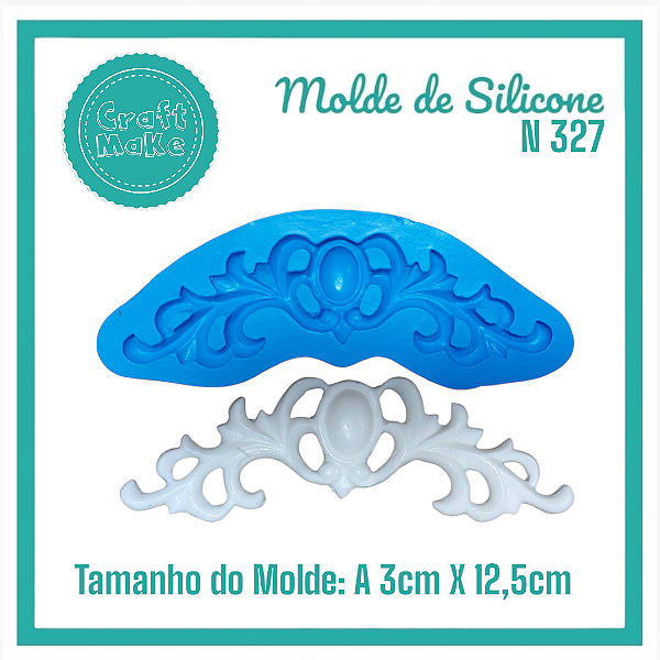 Molde de Silicone - 327 Arabesco Pérola