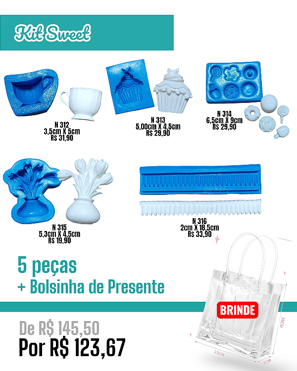 Kit Sweet # 1 (5 peças)