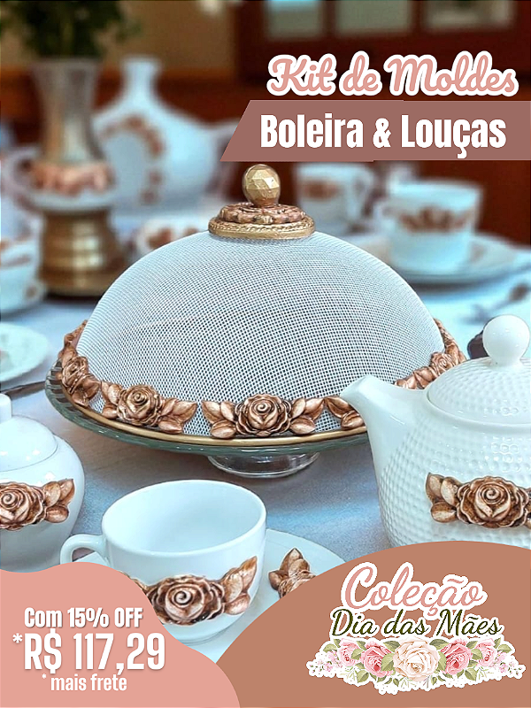 Kit Boleira Rosê Gold