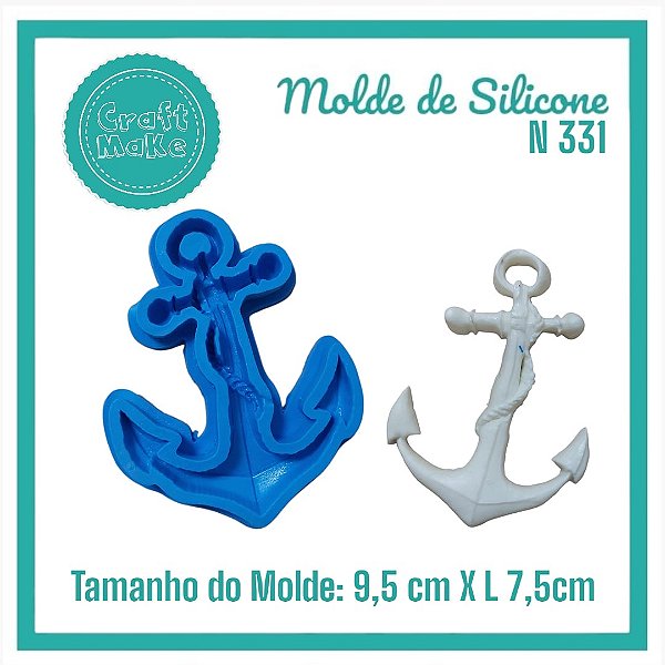 Molde de Silicone - N 331 Âncora - Náutico