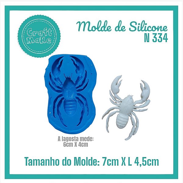 Molde de Silicone - N 334 Lagosta - Náutico