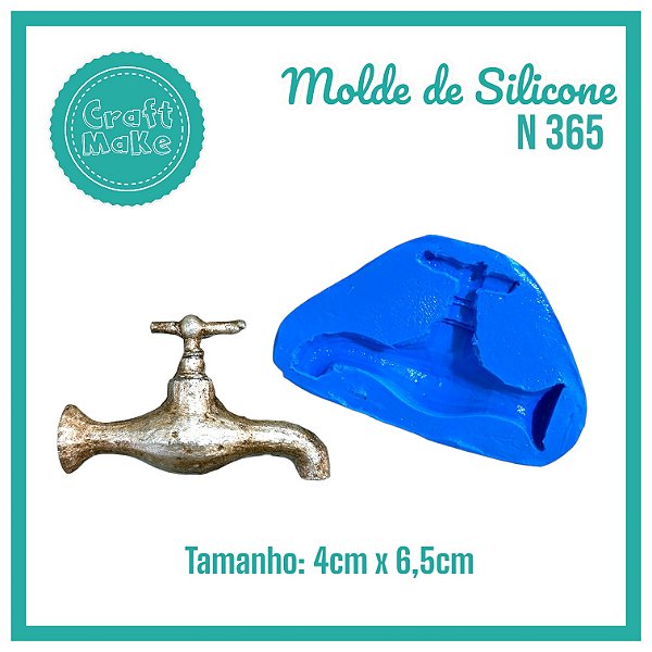 Molde de Silicone - Molde 365 - Torneira Jardim